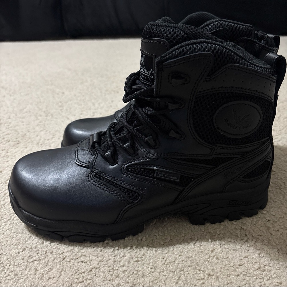 Thorogood Men’s Size 9.5M Deuce Comp Toe Waterproof Tactical Zip Boots 804-6190